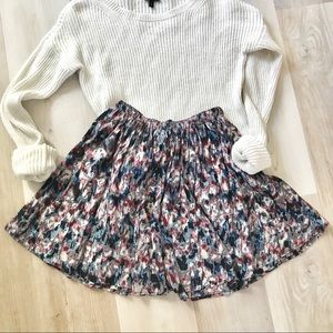 Abercrombie watercolor print skater skater